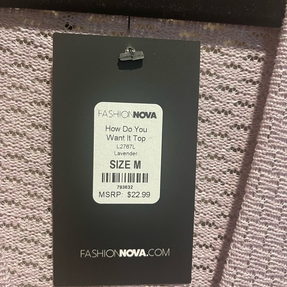 Lavender top - Picture 3 of 3